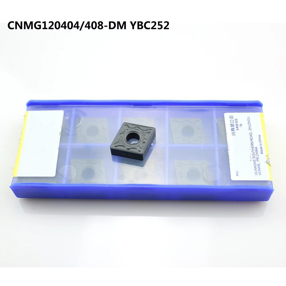 CNMG120404/08-DM YBC252 YBC251 carbide turning inserts have good cutting performance, suitable for steel