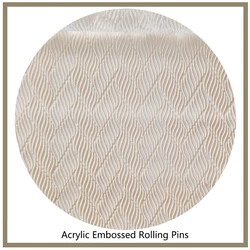 Embossed Fondant Rolling Pin, Cake Roller, Sugarcraft, Kitchen Accessories, wave pattern