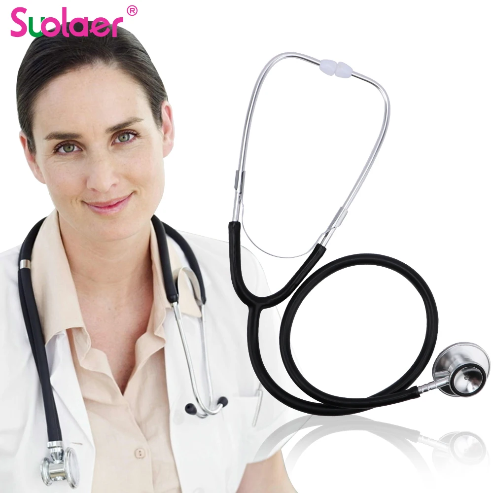 Professional Stethoscope Aid Dual Headed Stethoscope Portable Medical For Doctor Auscultation Device Equipment Tools Dropship