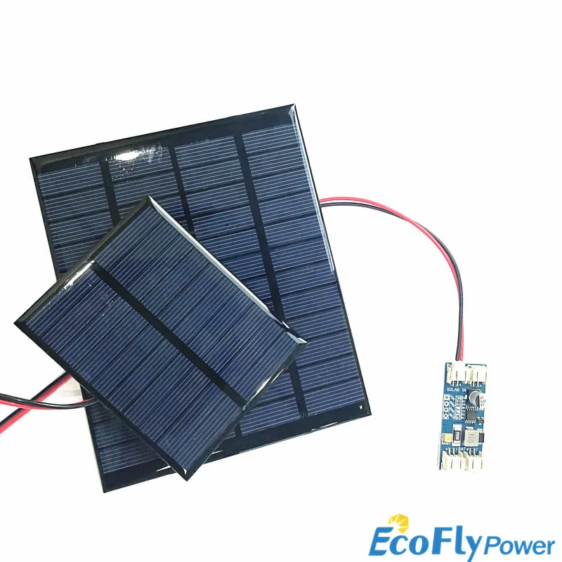 Panel słoneczny 12V Mini układ słoneczny DIY dla akumulator ładowarki do telefonów przenośne ogniwo słoneczne 2W 2.5W 3W z ładowarka solarna CN3791