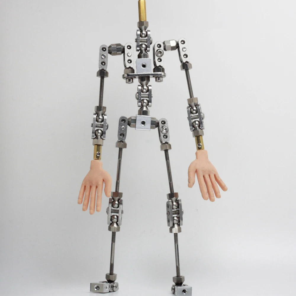 Upgraded Ready-to-assemble PMA-24 24cm high quality stainless steel animation armature puppet for Stop Motion Character