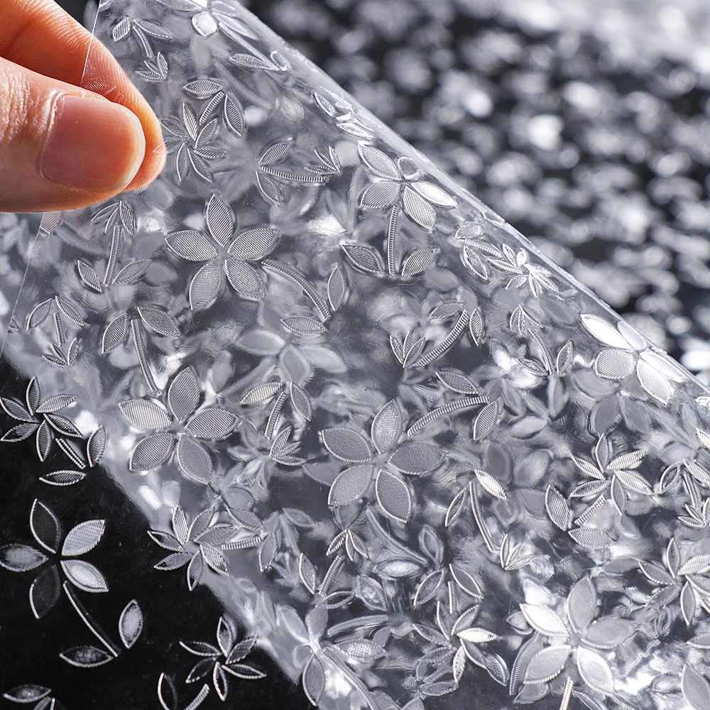 3D Glasmalerei Fenster Film Abnehmbare Selbst Adhesive Glas Aufkleber Statisch Haftenden Vinyl Fenster Papier Für Bad Home Dekorative
