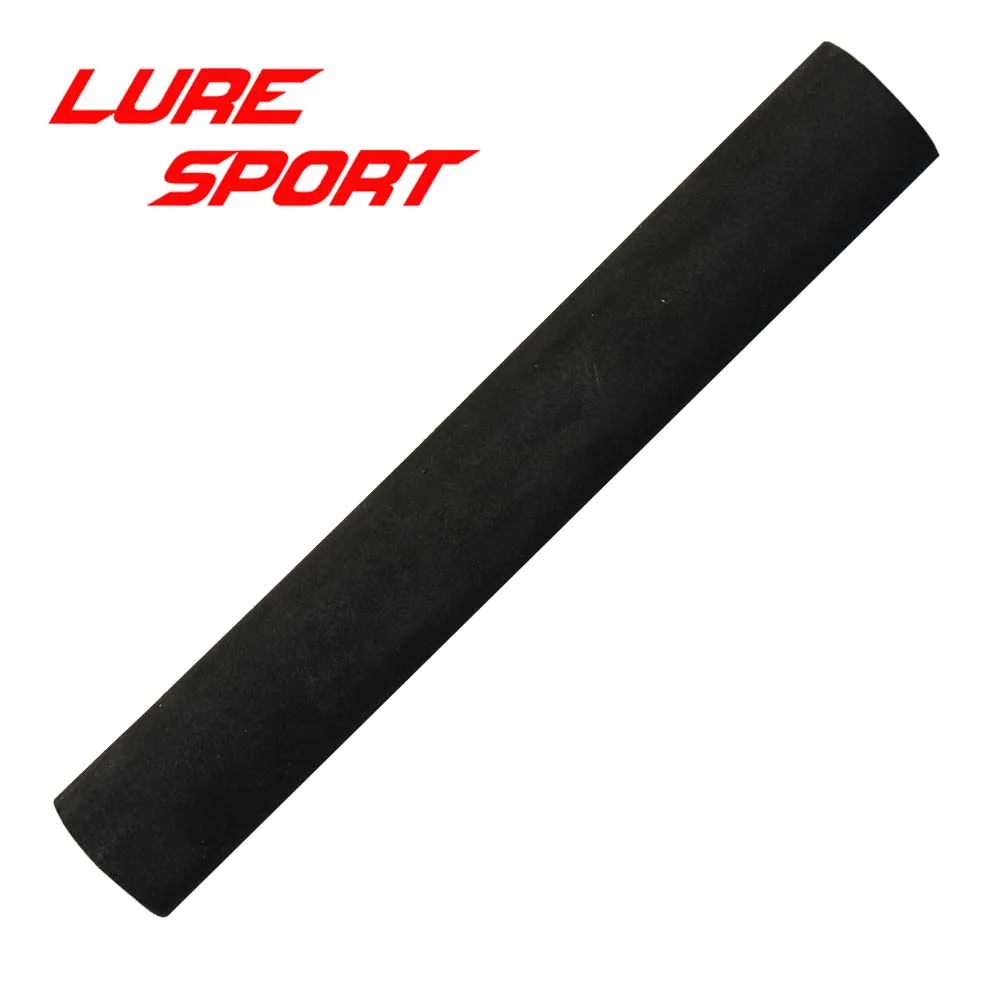 LureSport 2PCS Black hard EVA Solid Grip 380mm 200mm EVA handle Rod Building Components Repair Pole DIY Accessories