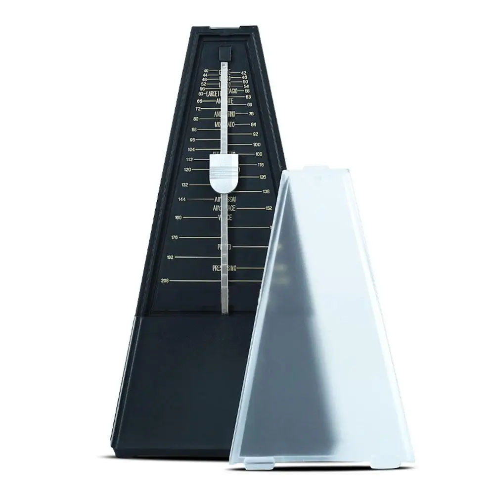 Tower Type Guitar Metronome Mini Metronome Tower Mechanical Piano Guitar Drum Bass Rhythm And Beat Pendulum Musical Mechanical