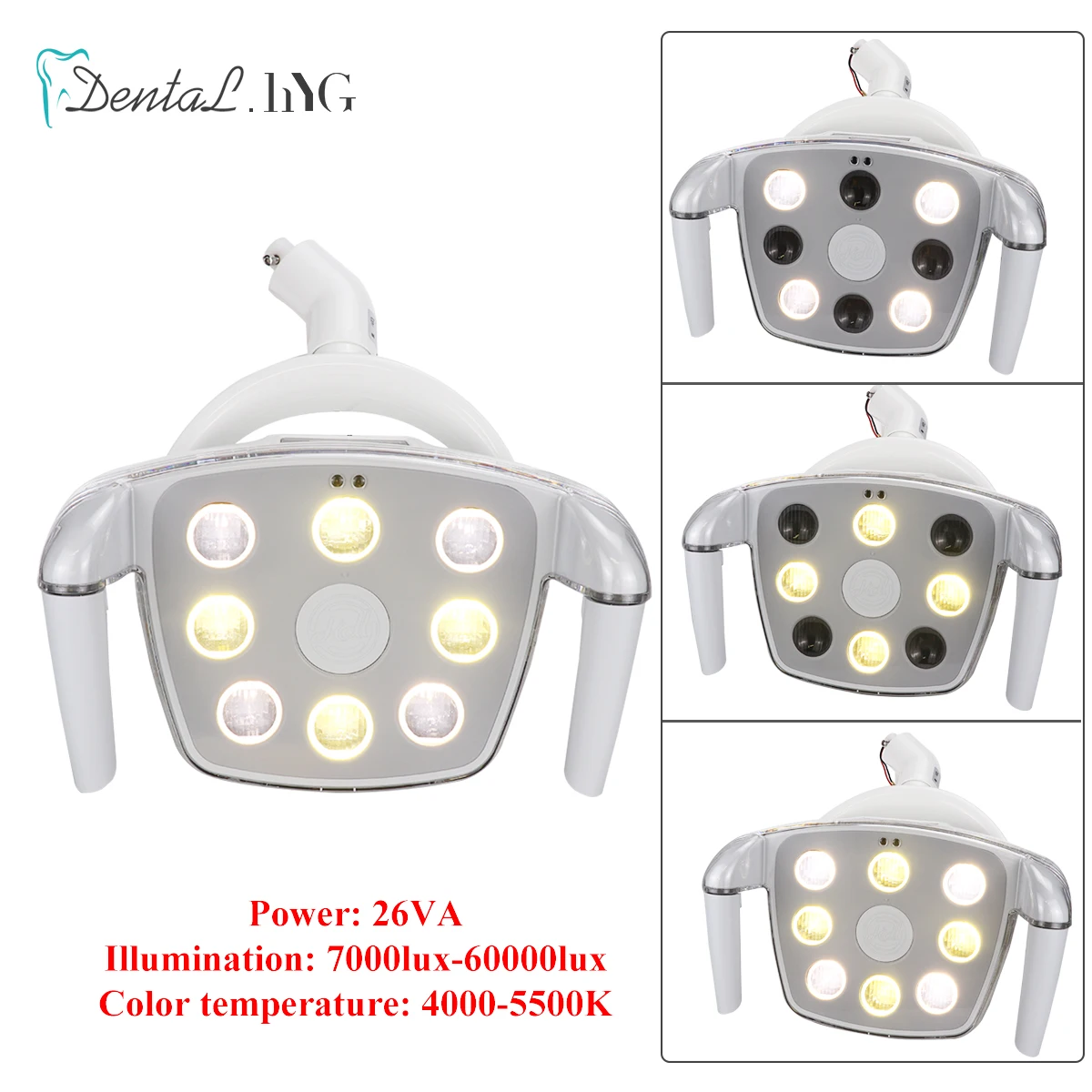 Dental LED Light Operation Light LED Lamp With Touch Screen Cold Light Install In Dental Chair Unit For Dental Surgery Clinic