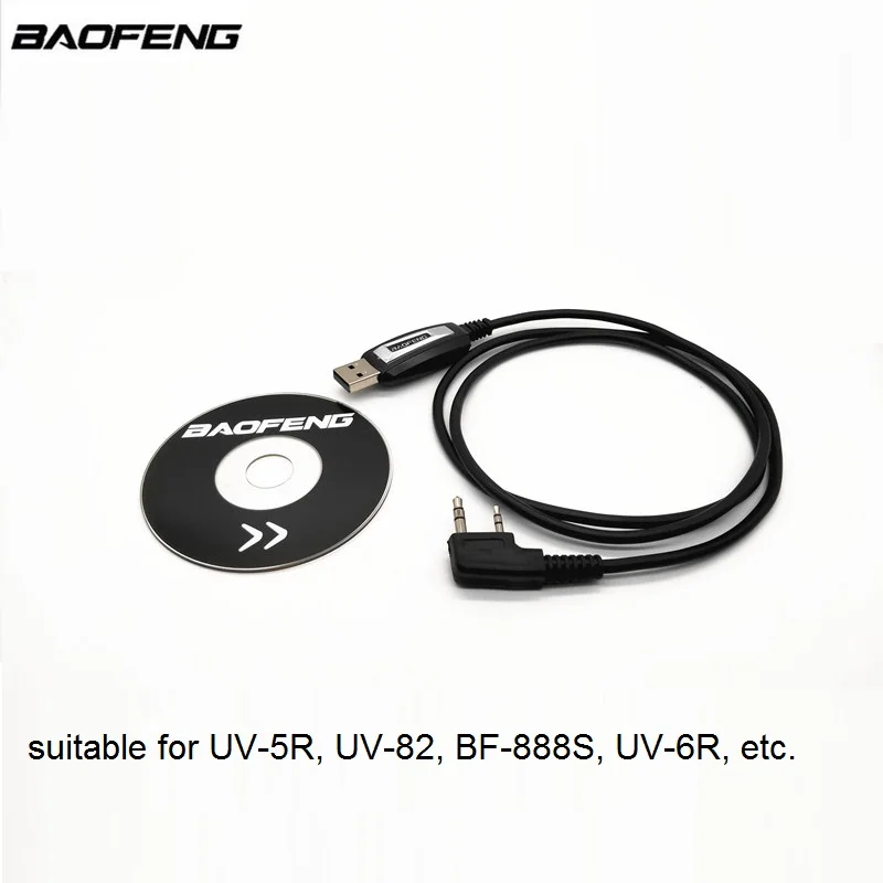 

Programming Cable for Baofeng UV-5R UV-82 BF-888S Walkie talkie Radio Station Portable CB Ham Radio Transceiver Frequency Cable