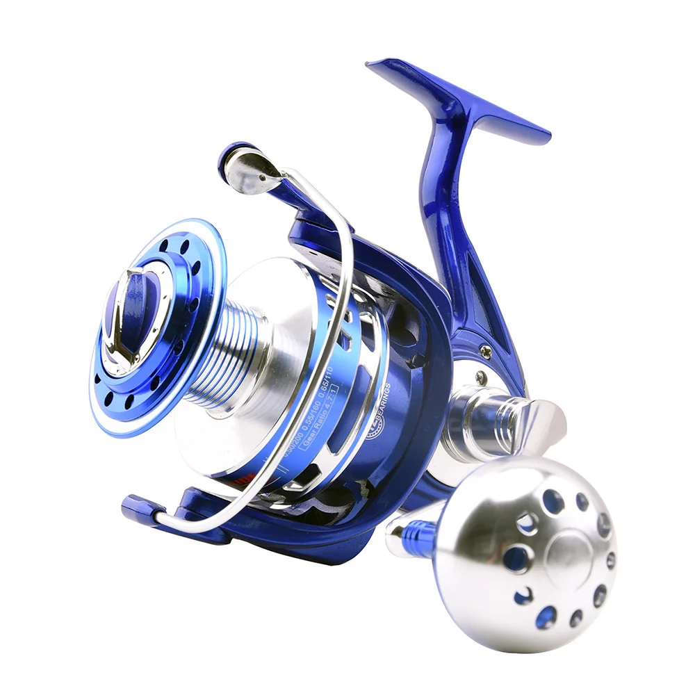 30KG Power Drag All Metal Spinning Reels 6000 7000 8000 9000 10000 Heavy Duty Sea Fishing Boat Fishing Jigging Fishing Reel