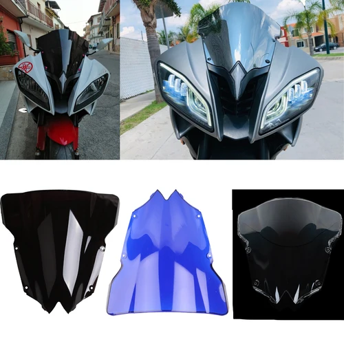 Imagen 1 del producto Parabrisas de motocicleta para Yamaha YZF R6 600 2008 2009 2010 2011 2012 2013 2014 2015 2016