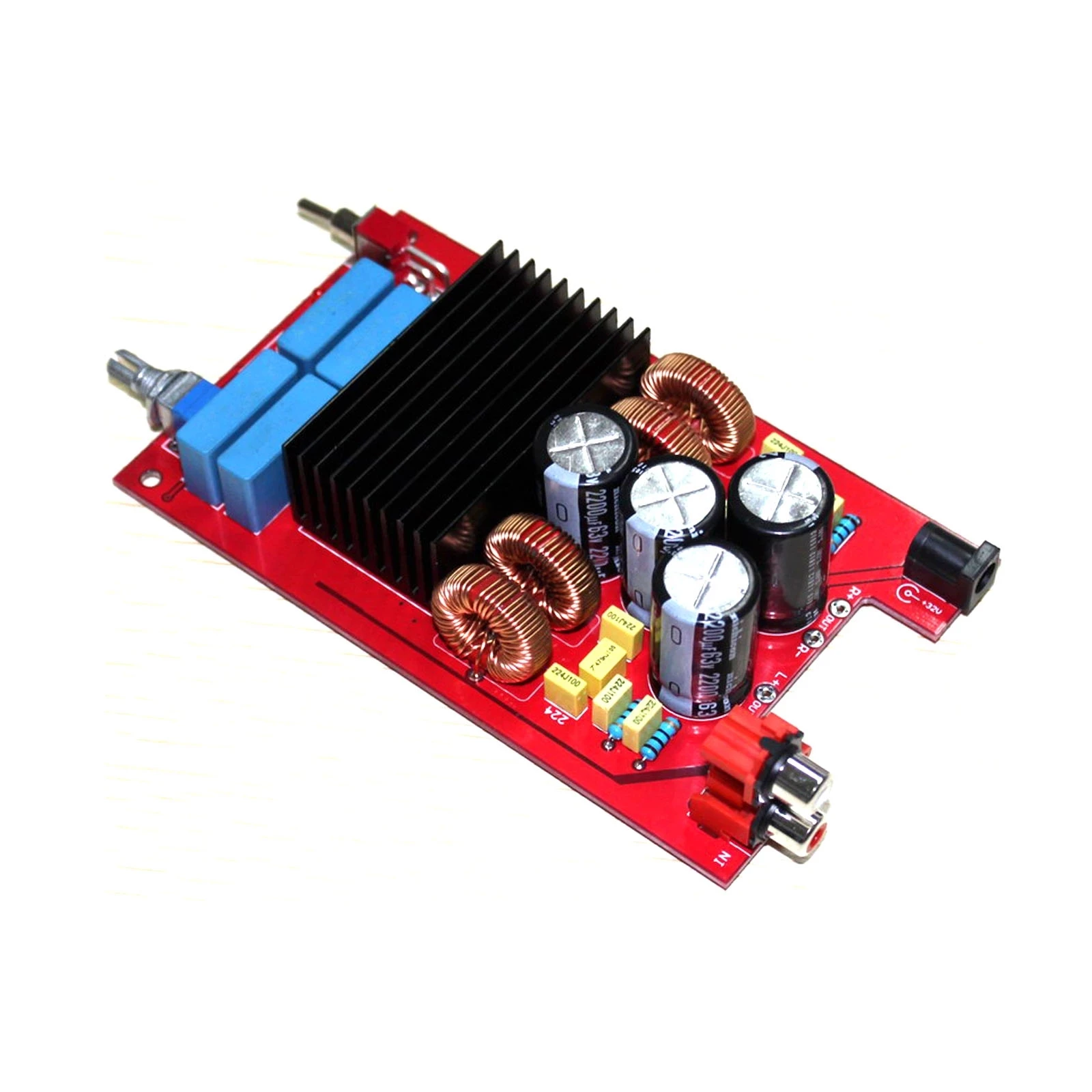 2200UF/63V*4 100W*2 Class D TDA7498 Power Amplifier Board