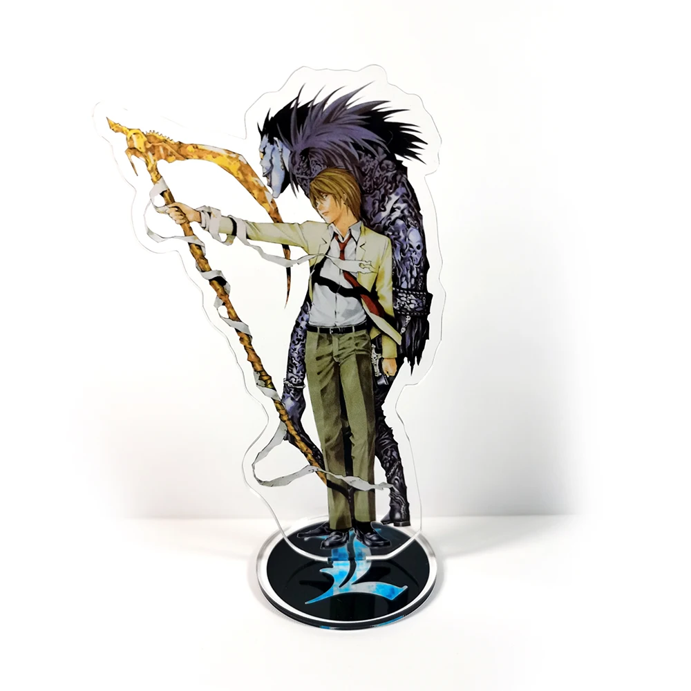 

Death Note Yagami Light Killer & Ryuk couple acrylic stand figure model plate holder cake topper anime