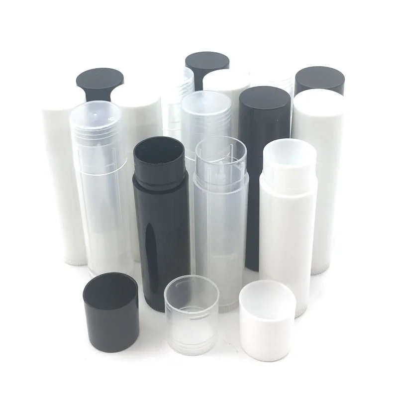 

1000Pcs Empty Lip Gloss Tubes 5ml Cosmetic Containers Lipstick Jars Balm Tube Cap Container Maquiagem Travel Makeup Tools