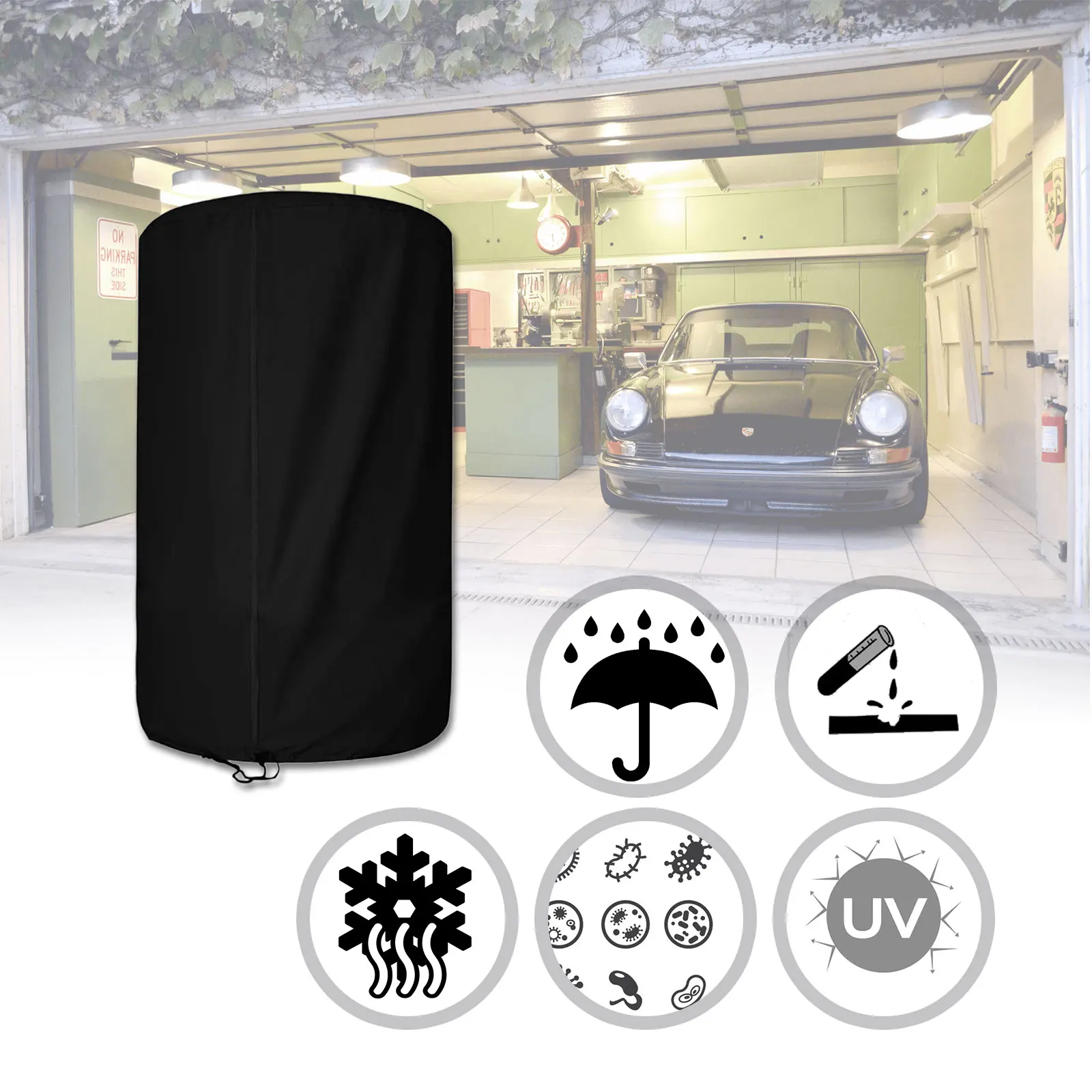 Car Tire Storage Cover Tire Cover Waterproof Sunscreen Dust Protection Ordinary Wheel Tire Cover Large Tire Outdoor Tire Covers