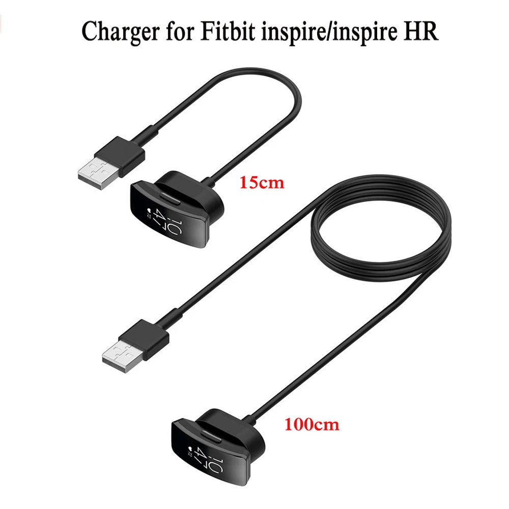 

1M/15CM USB Magnetic Cable Charging Data Charger For Fitbit Inspire/Inspire HR Smart Watch Charger Dock Power Adapter Accessory