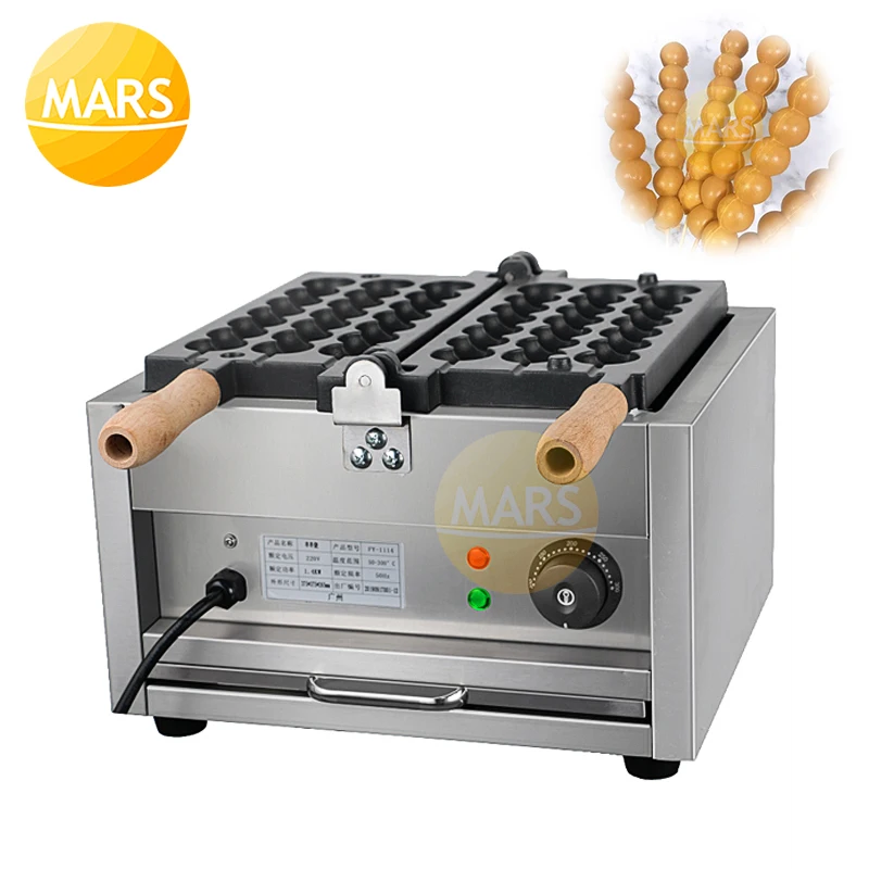 Elektrische/Gas Spieß Waffel Stick Maker Nicht-stick Ball Geformt Waffel Pan Backen Maschine Blase Ei Kuchen Bäcker ofen Spieß Grill