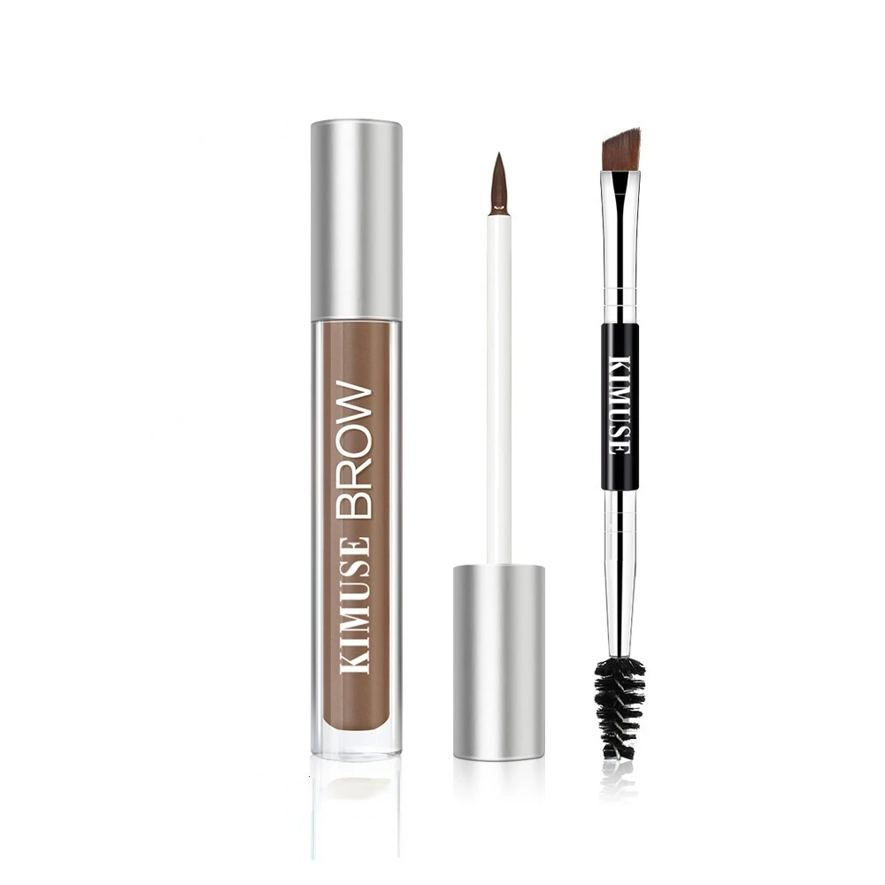 EyebloggGel-Crayon crème pour sourcils, crayon pour tatouage au henné, imperméable, avec brosse, cosmétique anti-taches, rehausseur de sourcils