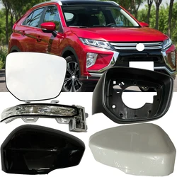 Lofty Richy For Mitsubishi Eclipse Cross 18-19 Outside Rearview Mirror with LED Turn Signal Light Side Reverse Mirror Assembly