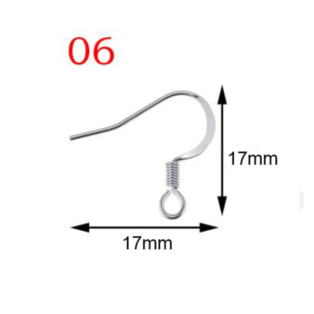 50 stücke Edelstahl Schmuck Französisch Ohrring Haken Erkenntnisse Wasserdichte Ohr Haken Ohrringe Verschlüsse Für DIY Schmuck Machen