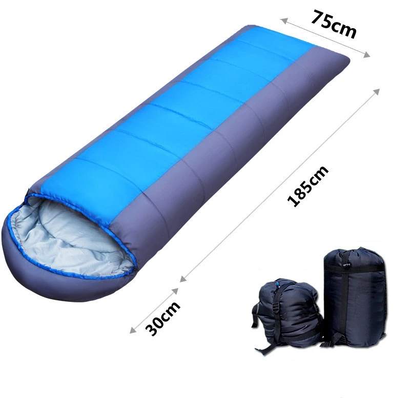 1.8kg Warm Outdoor Camping Sleeping Bag Travel Hiking Thicken Thermal Waterproof Cotton Sleeping Bags Indoor Home Sleep Bag Mat