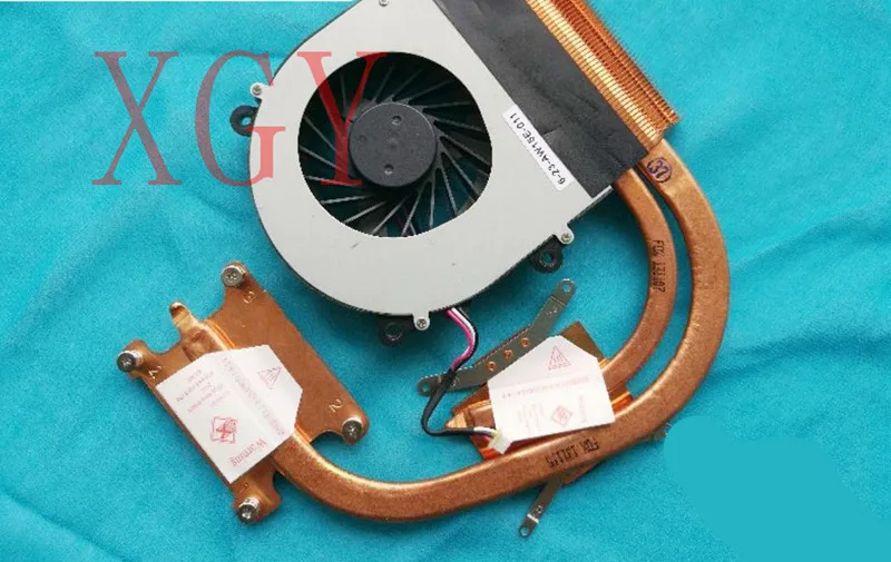 Used Original FOR Clevo k610c k590c k650d notebook fan radiator 6-23AW15E-011 100% test ok