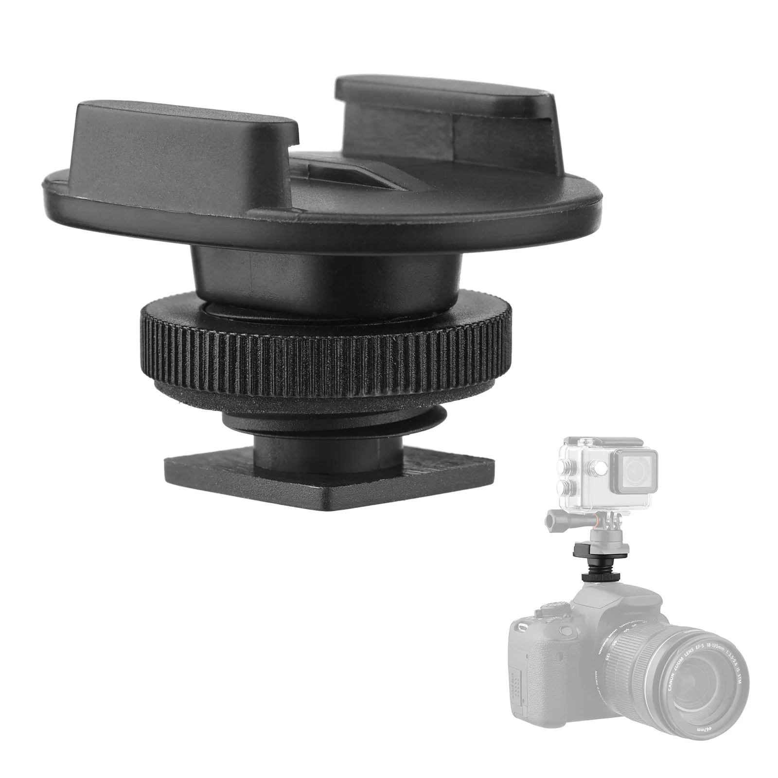 1/2/6PCS Sports Camera Cold Shoe Mount Adapter with 1/4 Inch Screw Hole for DJI GoPro Hero 10 9 8 7 Action Camera Accessaries