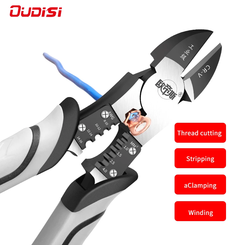 OUDISI pinze diagonali universali multifunzionali pinze ad ago strumenti Hardware tronchesi universali pinze spellafili