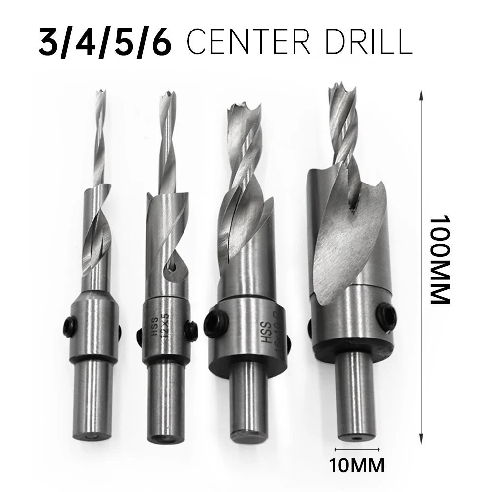 3/4/5/6mm carpintaria bancada roteador bit conjunto 10mm haste hss broca parafuso extrator remon demolição para madeira fresa