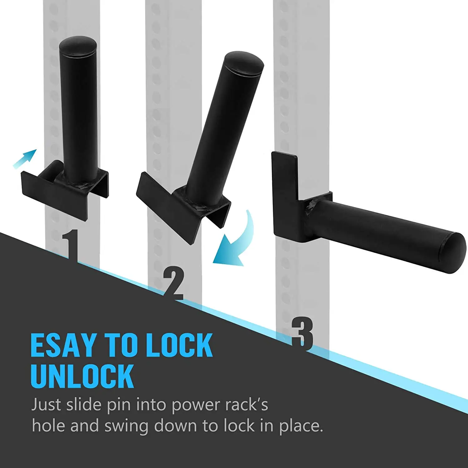 Weight Plates Holder Attachment, Weight Plate Storage, Power Rack Attachment, – fit 2\