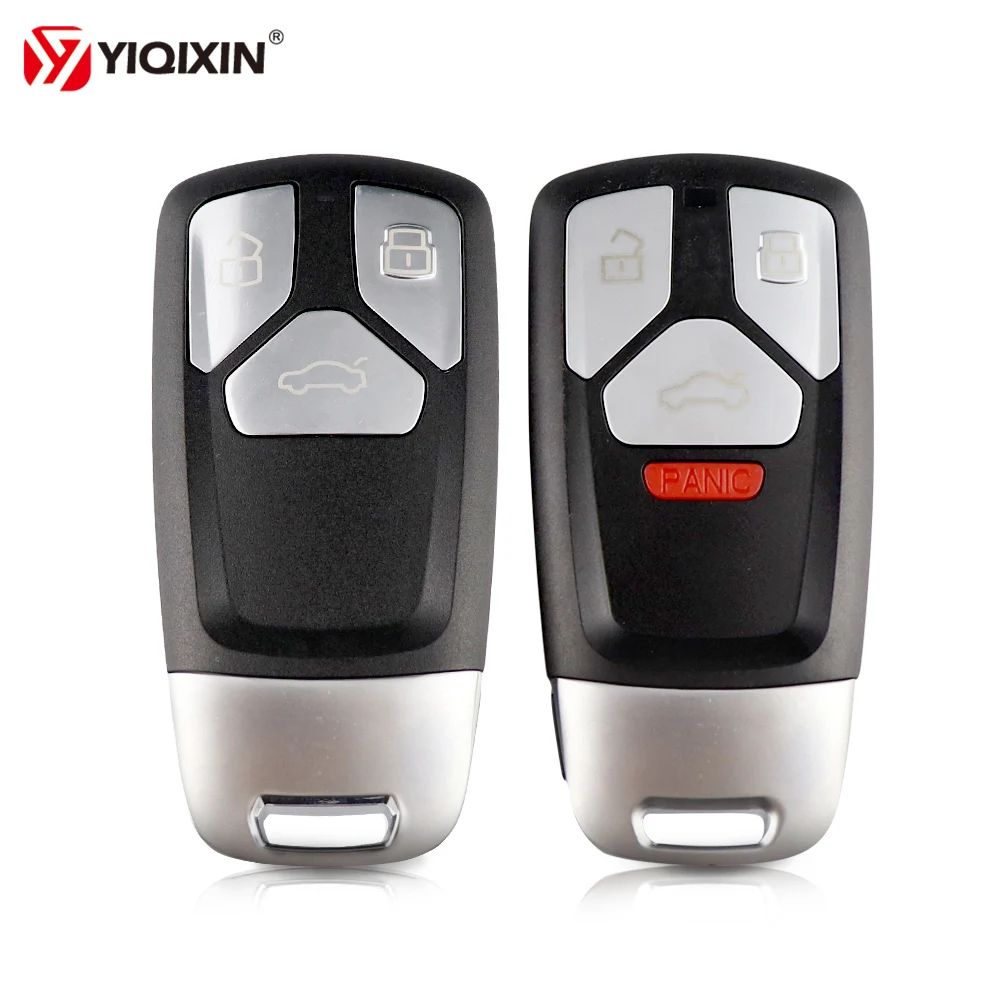 

YIQIXIN 3/4 Button Remote Smart Car Key Shell For Audi TT A4 A5 S4 S5 Q7 SQ7 2017 2018 2019 Replacement Case Cover Accessories