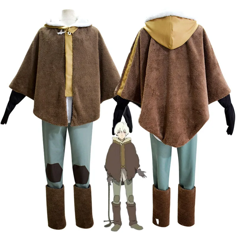 Costume de Cosplay Fushi Anime To Your éternité, manteau à capuche, pantalon, tenues d'halloween, Costume de carnaval, perruques