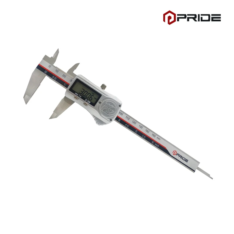 

P1013-150 IP67 Water Proof Digital Caliper 0-150mm New LCD Dispaly Stainless Steel Calipers