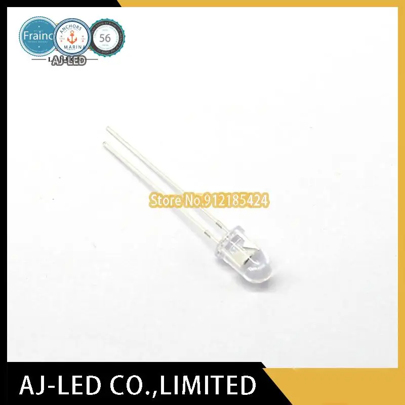 20pcs/lot LTE-5228A infrared emitting diode diameter 5mm wavelength 940nm angle ±40°