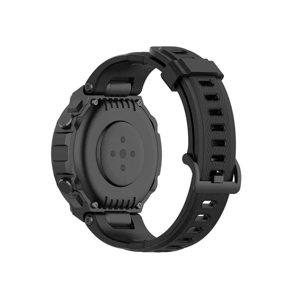 Duszake Dây Đeo Đồng Hồ Cho Huami Amazfit T Rex Pro Dây Đeo Silicone Dây Đeo Thay Thế Cho Amazfit T Rex Dây Bảo Vệ bộ Phim