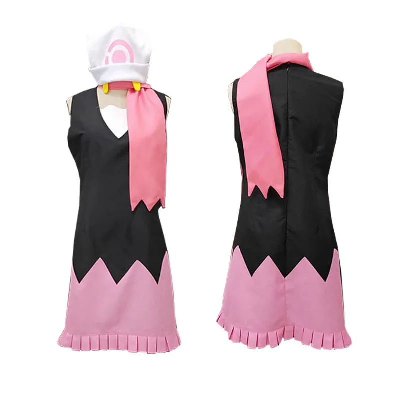 Anime Dawn Hikari Dress Girls Halloween Party Set Cosplay Costume Customized