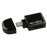 Mini USB 5pin OTG Flash Drive Host Micro SD TF Card Reader Adapter Cable for Car USB MP3 music player