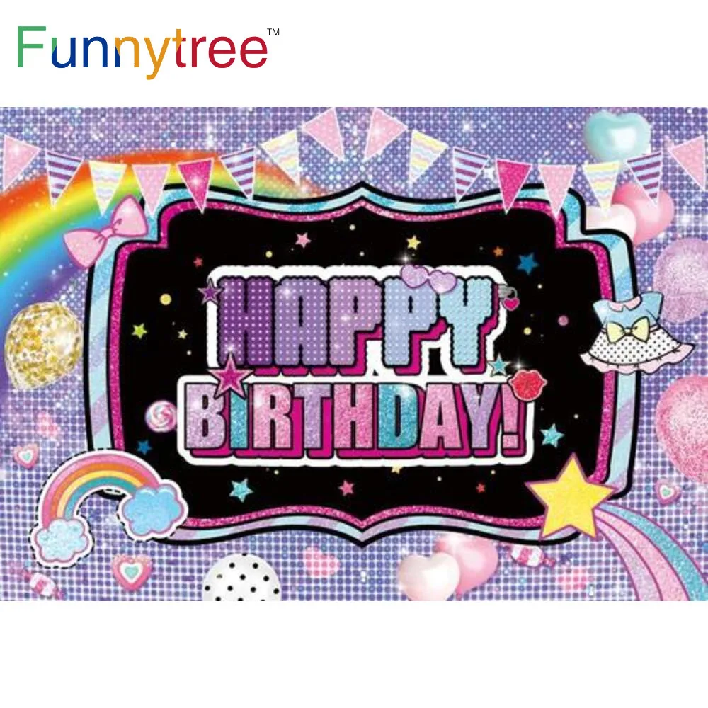 

Funnytree счастливого дня рождения, фотозона для украшения фотографий