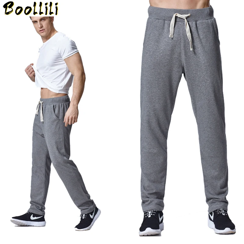 

Size 4XL Big Brand Casual 95% Cotton Breathable Comfortable Trousers Sweatpants Men Loose Classic Clothing Pants 4 Colors Black