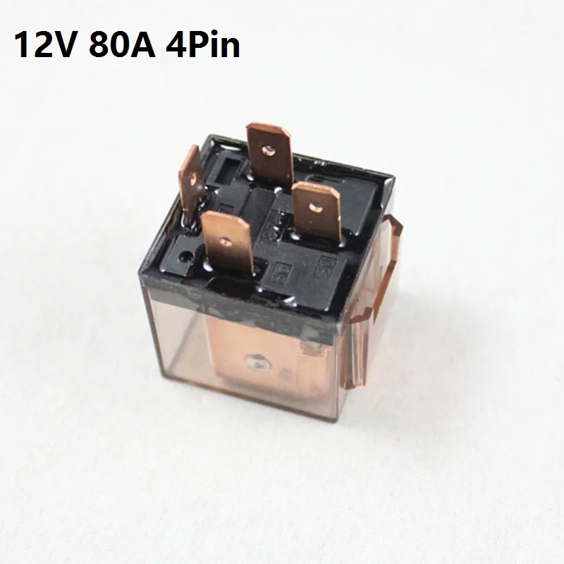 

Car Relay 80a 12 Volt coil DC 4Pins 5Pins 24V Heavy-duty impact moulded Transparent SPDT Relay