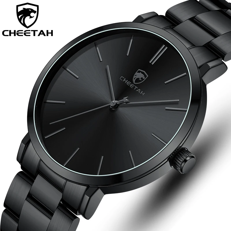 

CHEETAH Fashion Quartz Men Watches Top Brand Luxury Male Clock Casual Mens Wrist Watch Stainless Steel Simple Relogio Masculino