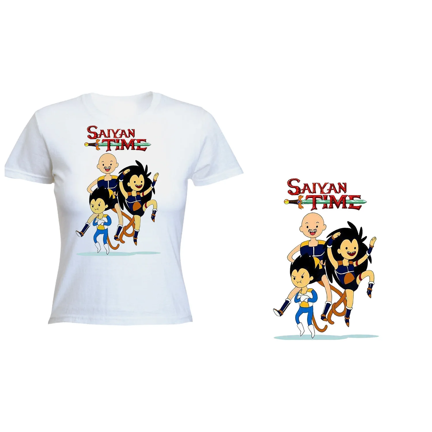 T-SHIRT A3 WOMENS SAYAN TIME ANIME T-shirt