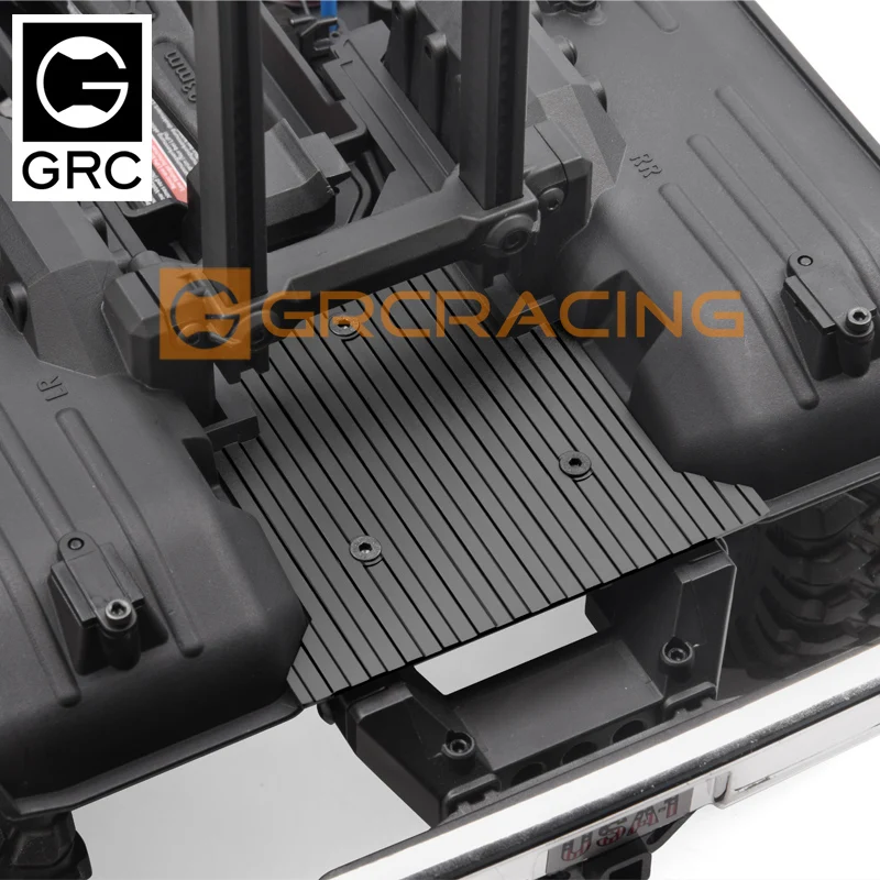 Grc piso traseiro com tanque de combustível para traxxas trx4 bronco/blazer/g500, chassi kit g161eb