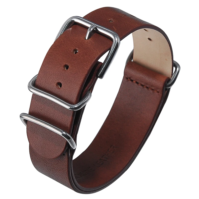 20mm/22mm Genuine leathe Watch Band  Strap Wrist Bracelet