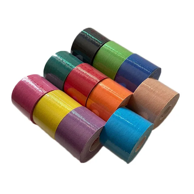 5 rolek bandaż kohezyjny tejpy sportowe odzyskiwania taśma kinezjologiczna Self-przylepny bandaż elastyczny samoprzylepny Sport Taping do kostki na ramię kolana powrotem podnoszenia piersi  bandaz samoprzylepny