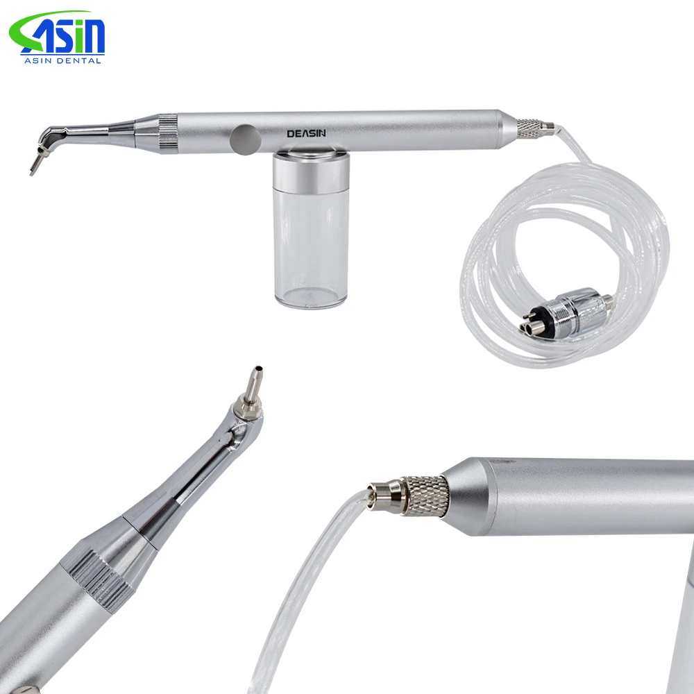 Dental Aluminum Oxide Blaster with Water Spray Microetcher Sandblasting Alumina System Dental Instrument