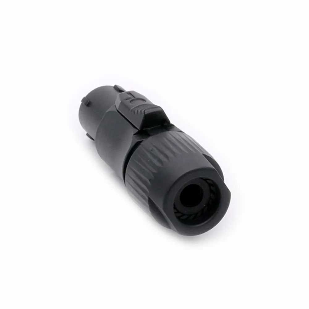 1pc New Waterproof IP65 PowerCON Connector Male Plug&Female Jack NAC3FX-W NAC3MX-W PA66 Material IP65 Grade Waterproof Black