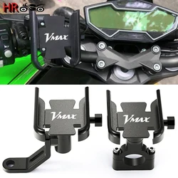 For YAMAHA VMAX V-MAX 1200 1700 2009-2020 Hot Deals Motorcycle CNC Accessories Handlebar Mobile Phone Holder GPS Stand Bracket