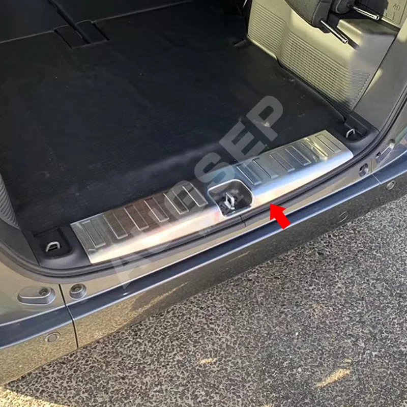 Car Rear Scuff Protector Trim Car Exterior Trim for HONDA N-VAN JJ1/2 2018 Chrome Stainless Steel Car Styling Accessories