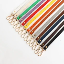 New 128cm PU Leather Shoulder Bag Strap Long Bag Handles DIY Replacement Purse Handle for Handbag Belts Strap Bag Accessories