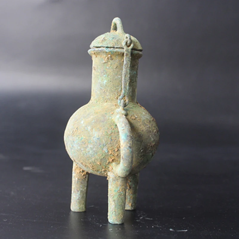 Antiques Miscellaneous Collection Retro Bronze Retro Han Dynasty Utensils Decoration Flagship Decoration