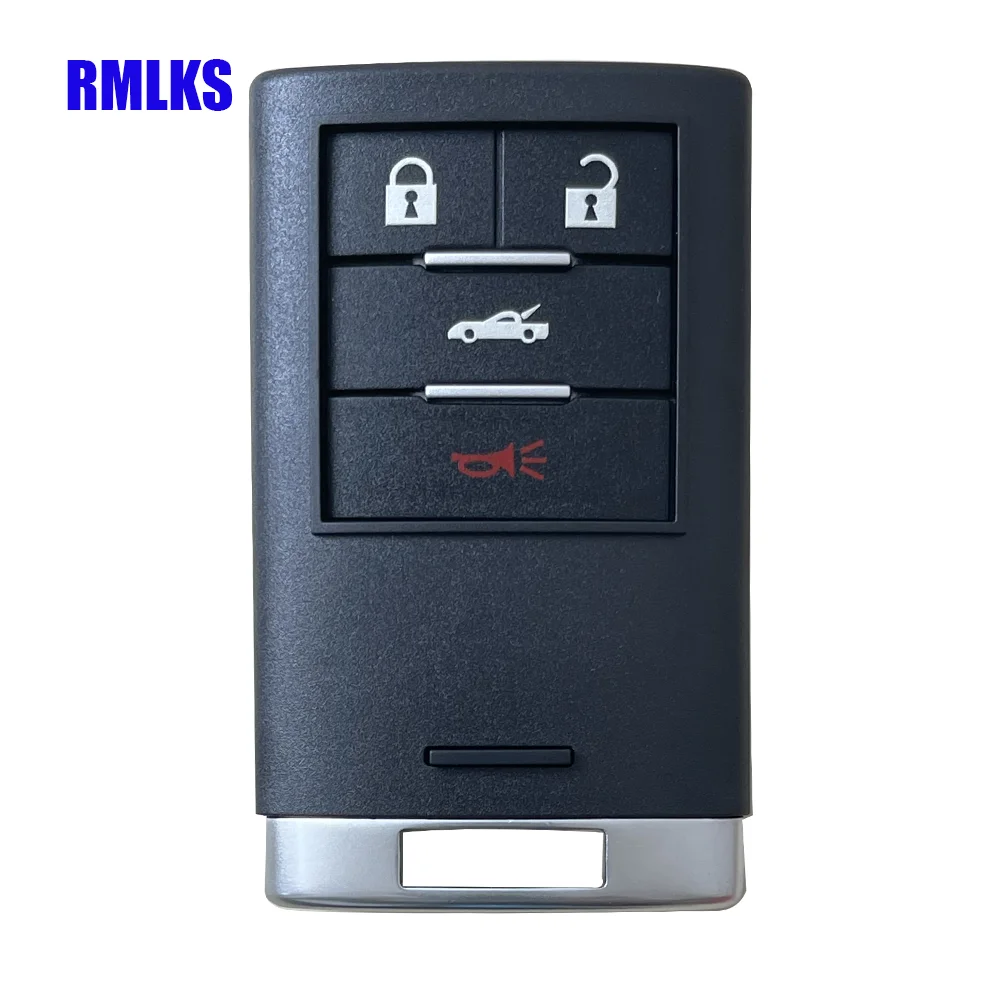 

4 Buttons Car Remote Key Shell with Small Key Case Replacement for Chevrolet Corvette 2008-2013 For Cadillac XLR 2009