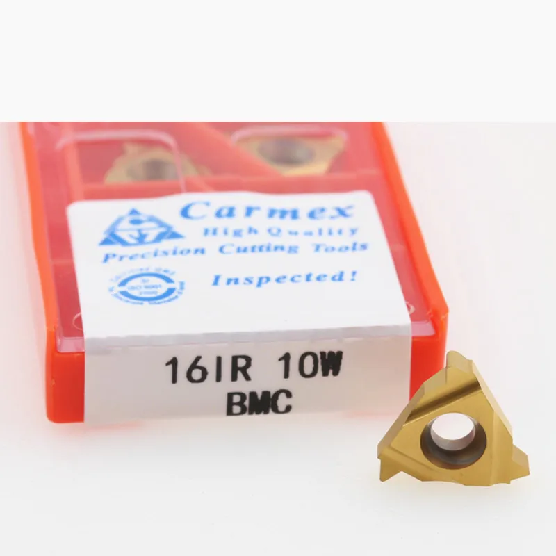 10PCS 16ER 16IR 10W 11W 12W 14W 16W 18W 19W 24W BMC High Quality Threading Tungsten Steel Turning Carbide Insert CNC